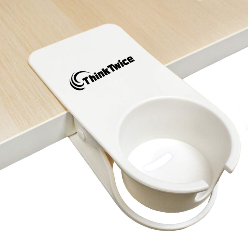 Desk Side Drink Cup Holder Clip