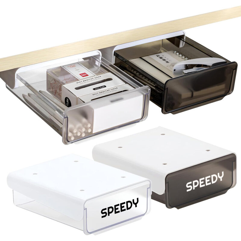 Under Desk Storage Drawer Self-Adhesive