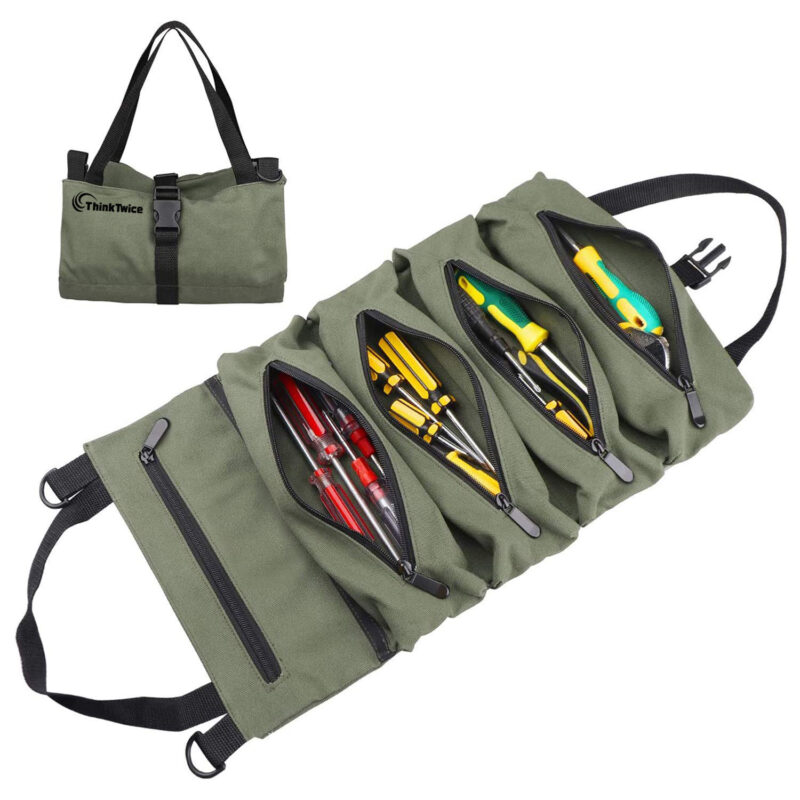 Multi-Purpose Tool Roll Up Pouch Bag
