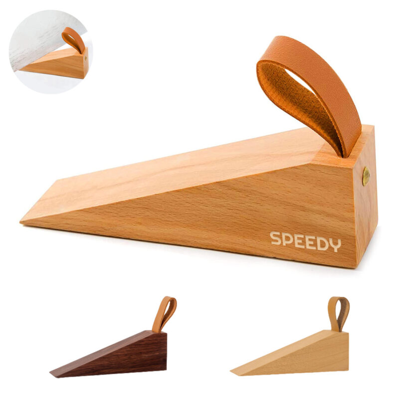Solid Wood Door Stopper Wedge