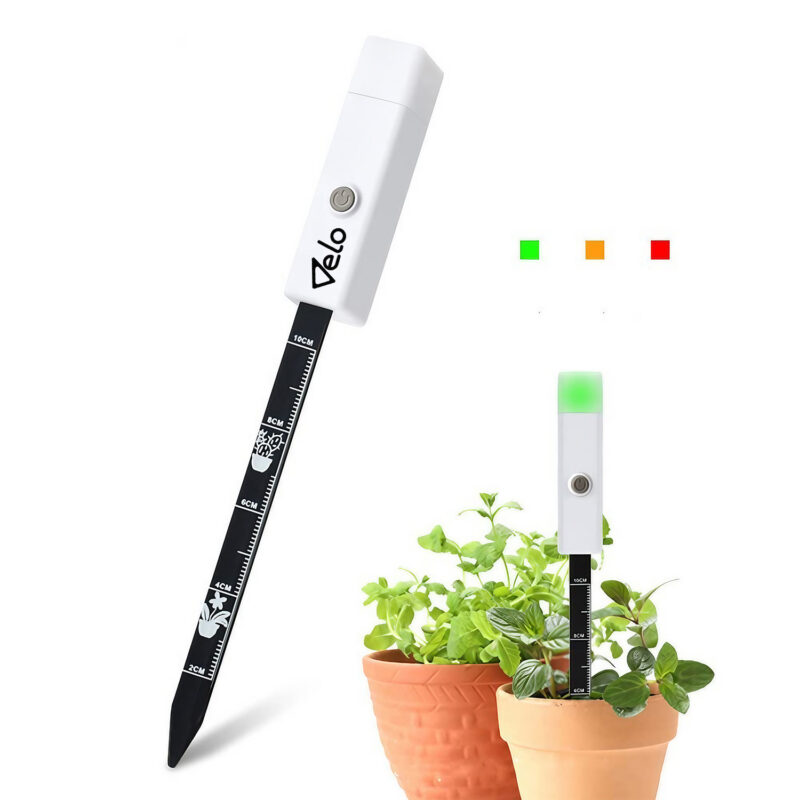 Soil Moisture Meter Probe with 3 Colorful Indicate Light