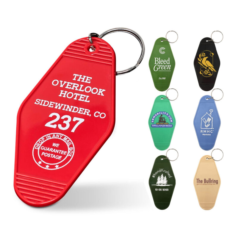 Vintage Hotel Luggage Keychain