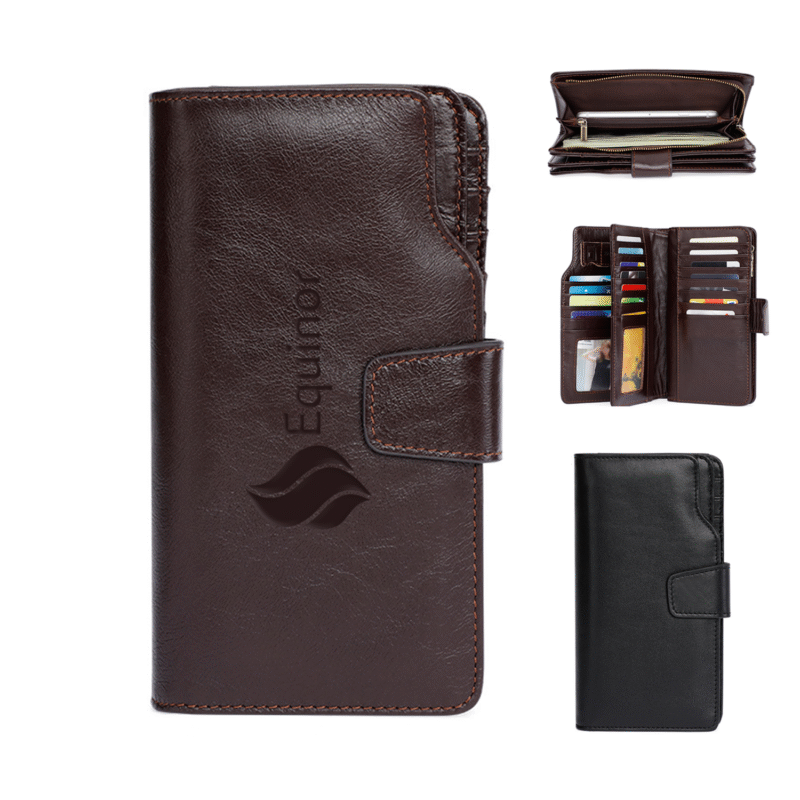 Stylish Men's Genuine Leather Clutch Bag