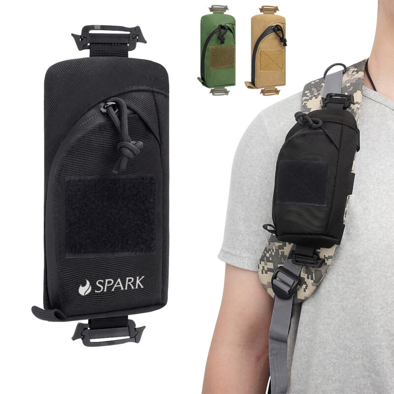 Backpack Shoulder Strap Accessory Pouch