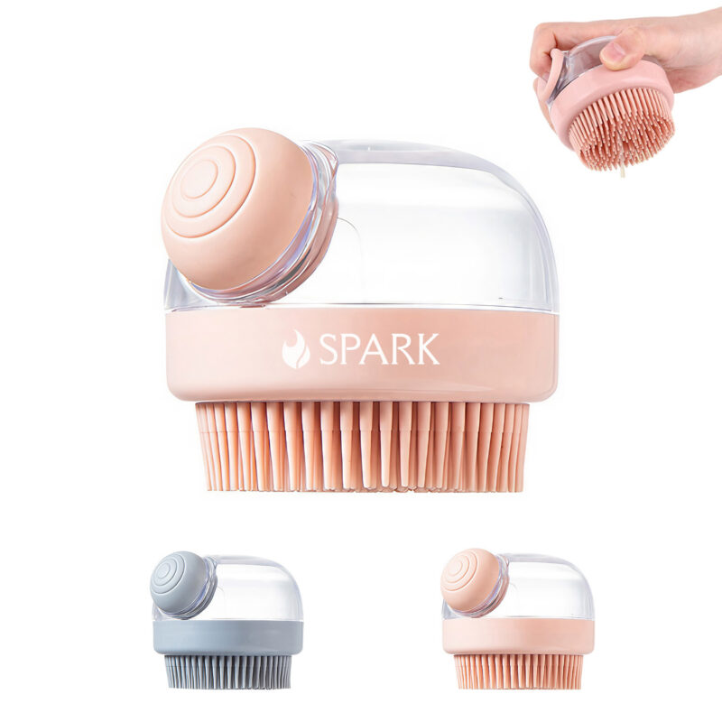 Massage Brush Scalp Massager with Liquid Dispenser