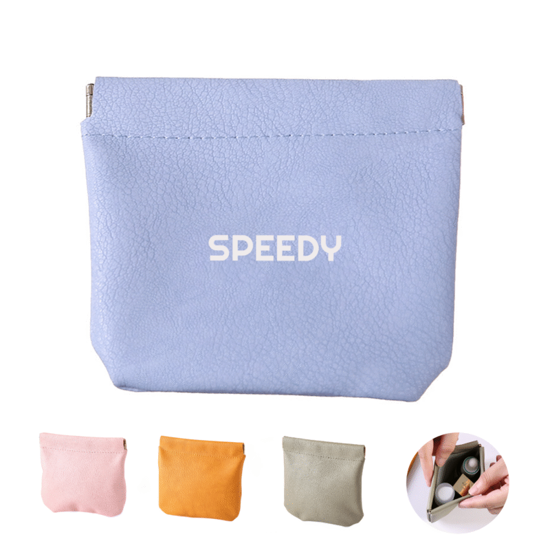 Women Mini Squeeze Closure Coins Purse