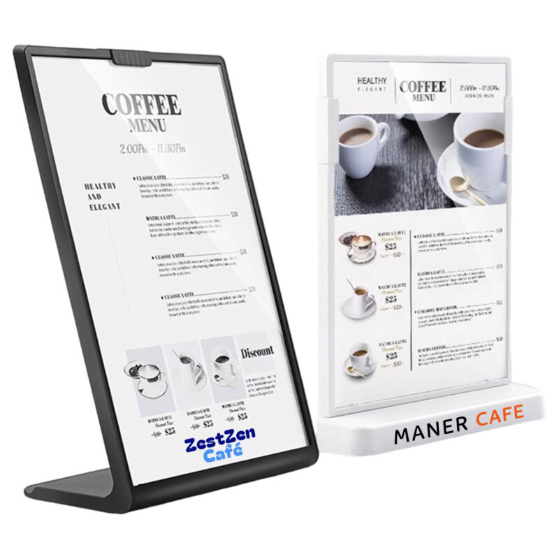 Durable Display Stand for Menus and Promotions