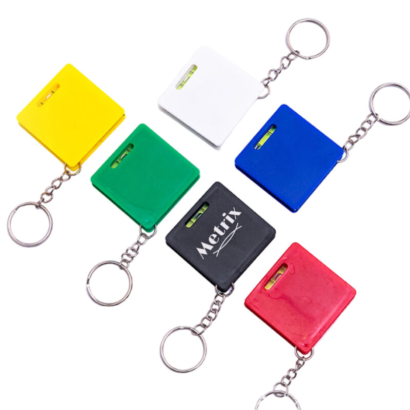 Compact Retractable Tape Measure with Level