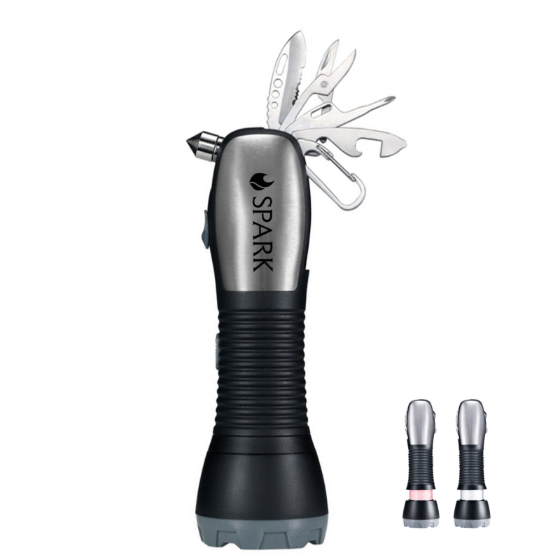 Multi-Function Emergency Flashlight Tool