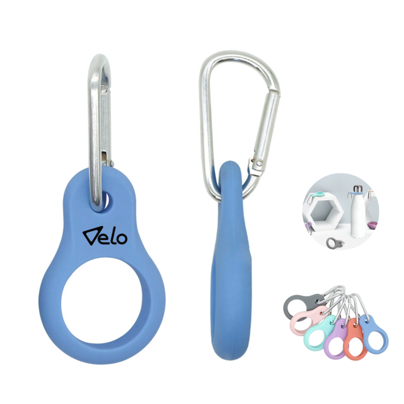 Silicone Water Bottle Buckle with Carabiner