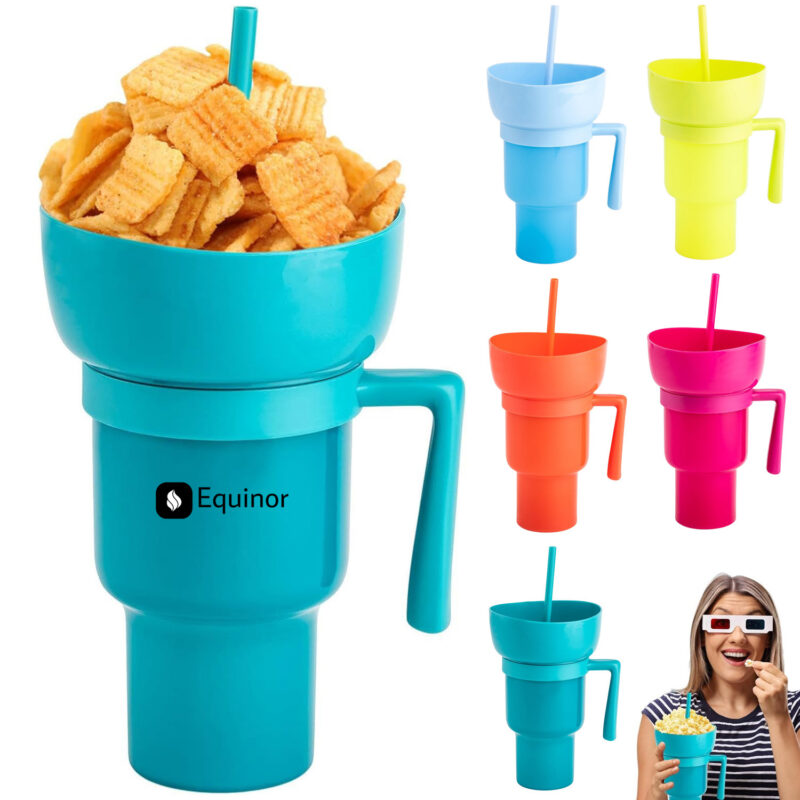 32 oz Stadium Tumbler With Snack Bowl