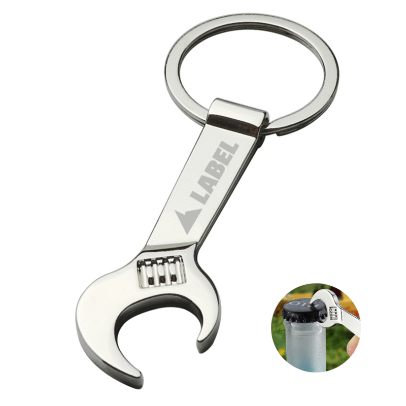 Wrench Bottle Opener Keychain