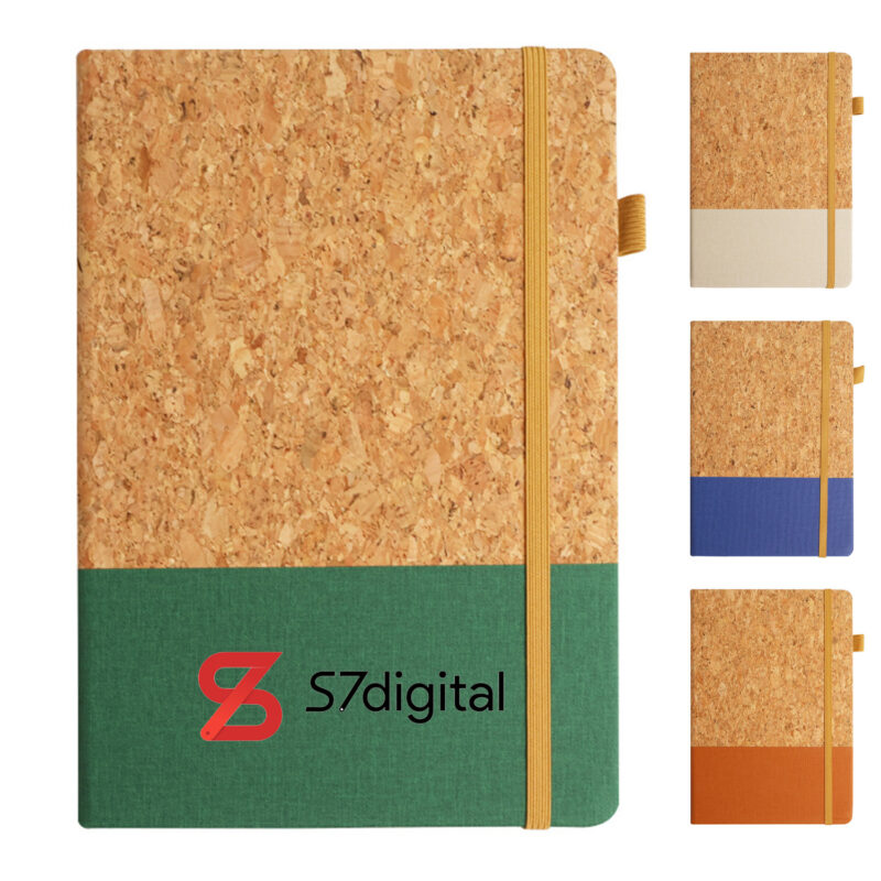 Eco Cork Hardcover Notebook with Elastic Band