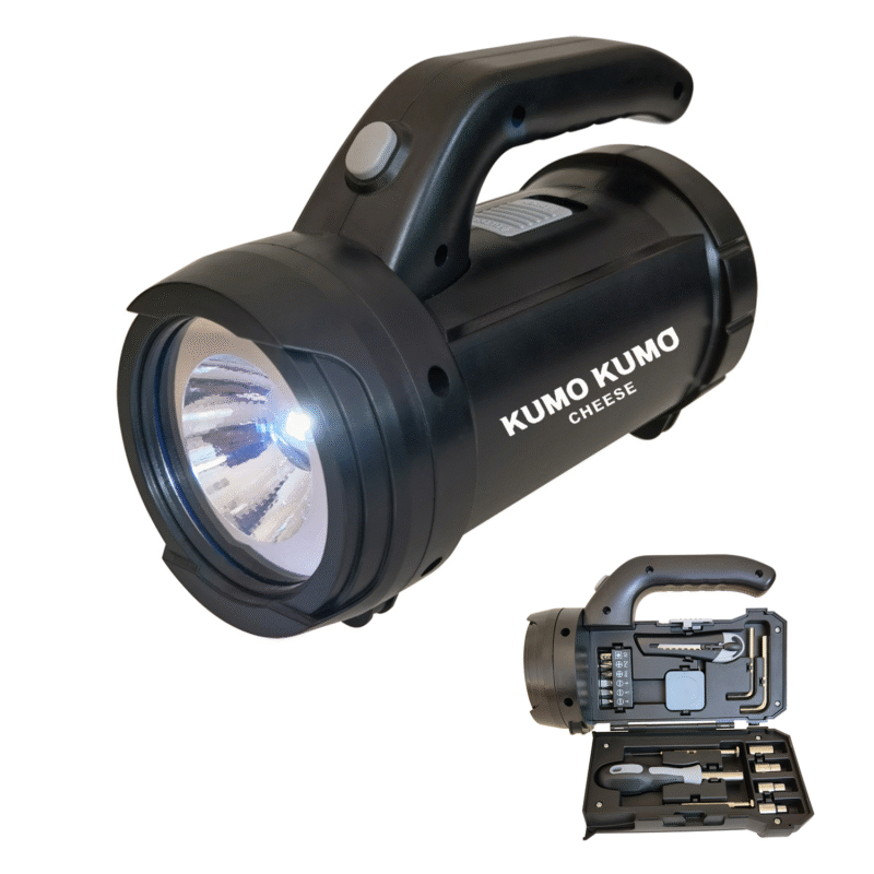 LED Flashlight with 15 Pieces Tool Set