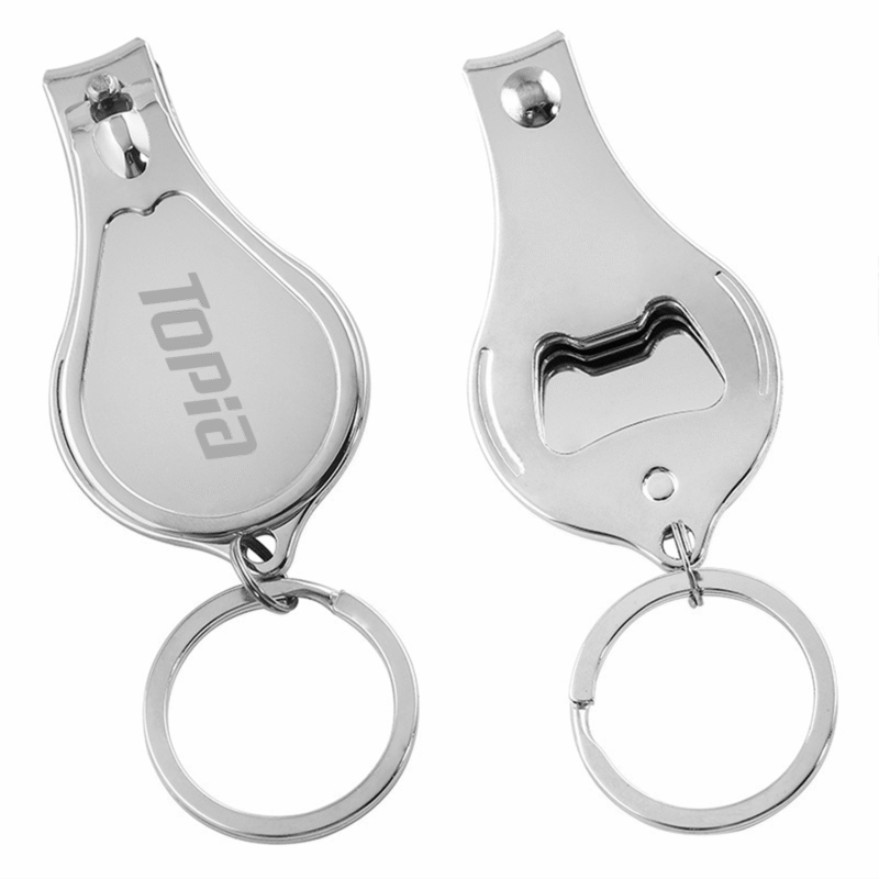 Multi-Functional Nail Clipper with Opener and Keychain