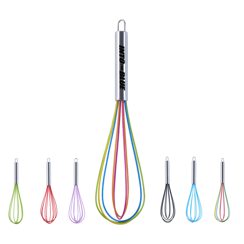 12" Silicone Whisk with Stainless Steel Handle